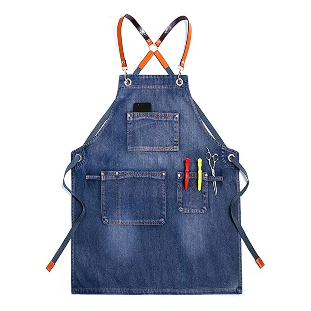 2-18.jpg Denim Apron - Image 1