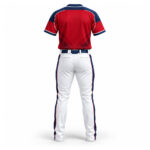 Velocity Crimson Pro Baseball Uniform - Image 3