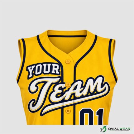 softball sleeveless jersey