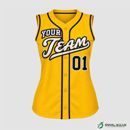 softball sleeveless jersey